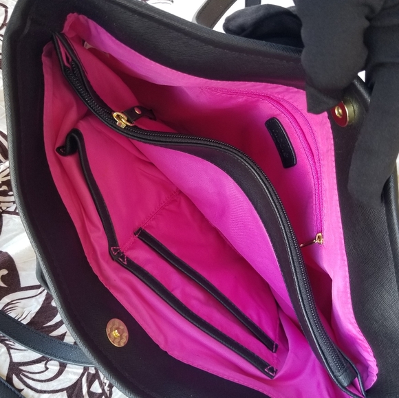 Nicole Miller Multicolor Chevron Women's Bag PVC - Picture 13 of 14